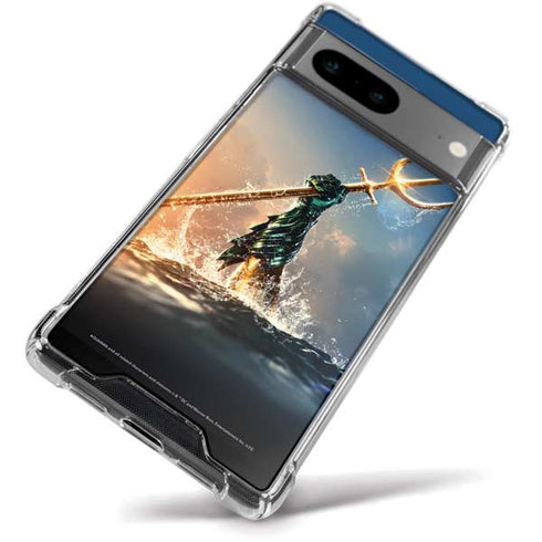 DC Comics Aquaman Movie Poster Trident Google Pixel 8a Clear Case